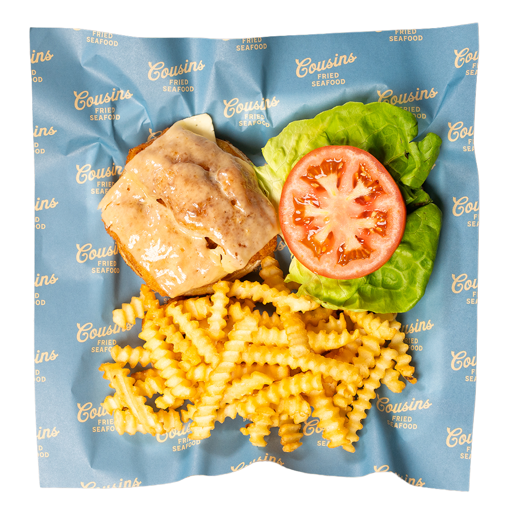 Cousins' Famous Fried Fish Sandwich - Jim's Way