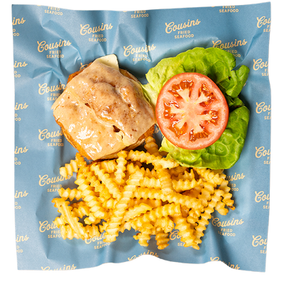 Cousins' Famous Fried Fish Sandwich - Jim's Way